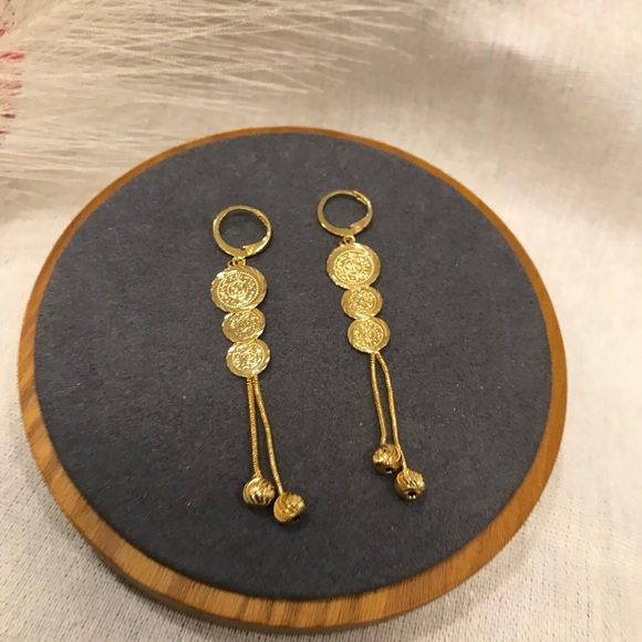 New-Lira Jewelry,Coin Jewelry Set, 24k Dubai Gold Plated Jewelry, Muslim Jewelry - Picture 6 of 6